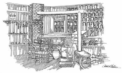 Metal Workshop, Adirondack Museum Experience, Blue Mountain Lake, New York