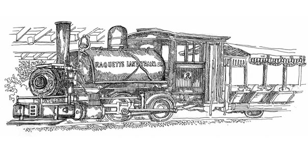 Train, Adirondack Museum Experience, Blue Mountain Lake, New York