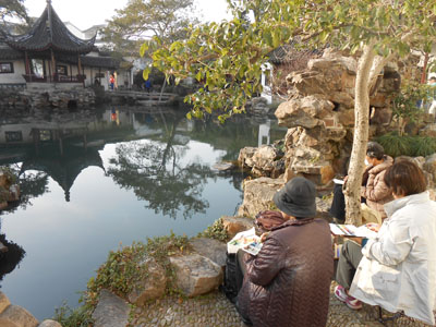 Artists in Szechuan, China
