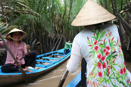 Mekong Delta Canal Rowers