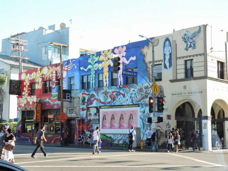 Mural on building in Venice Beach