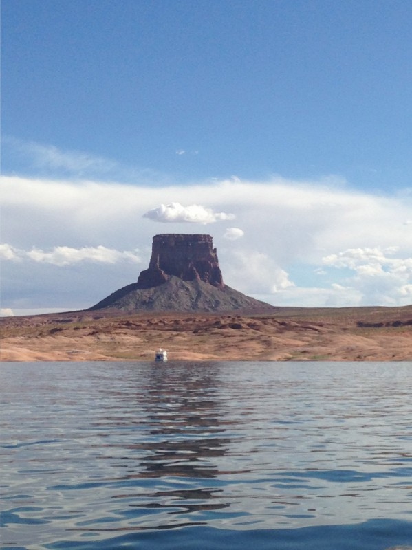 Houseboat Location on Lake Powell