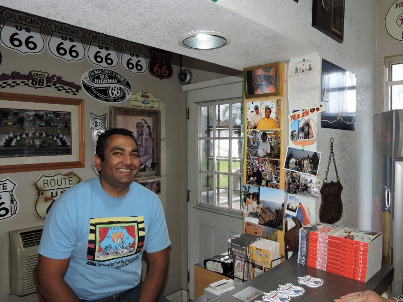 Kumar Patel in his Office