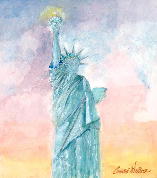 Statue of Liberty Painting