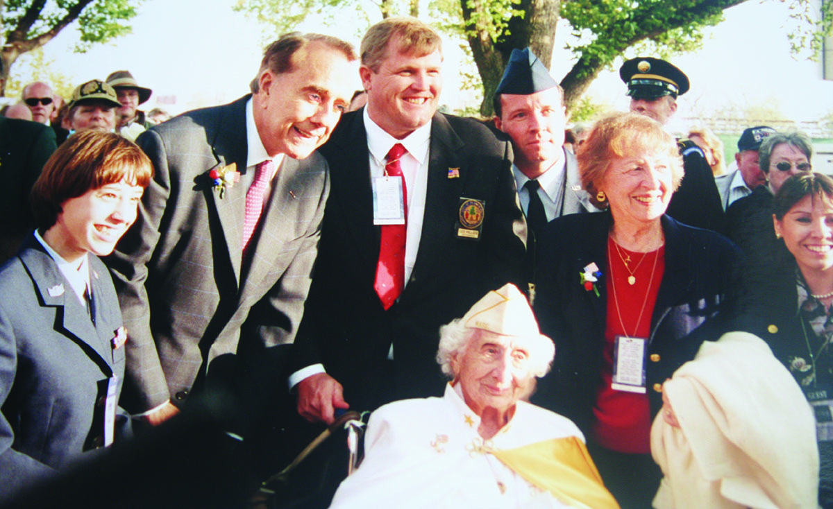 Bob Dole and Friends at the National WWII Memorial