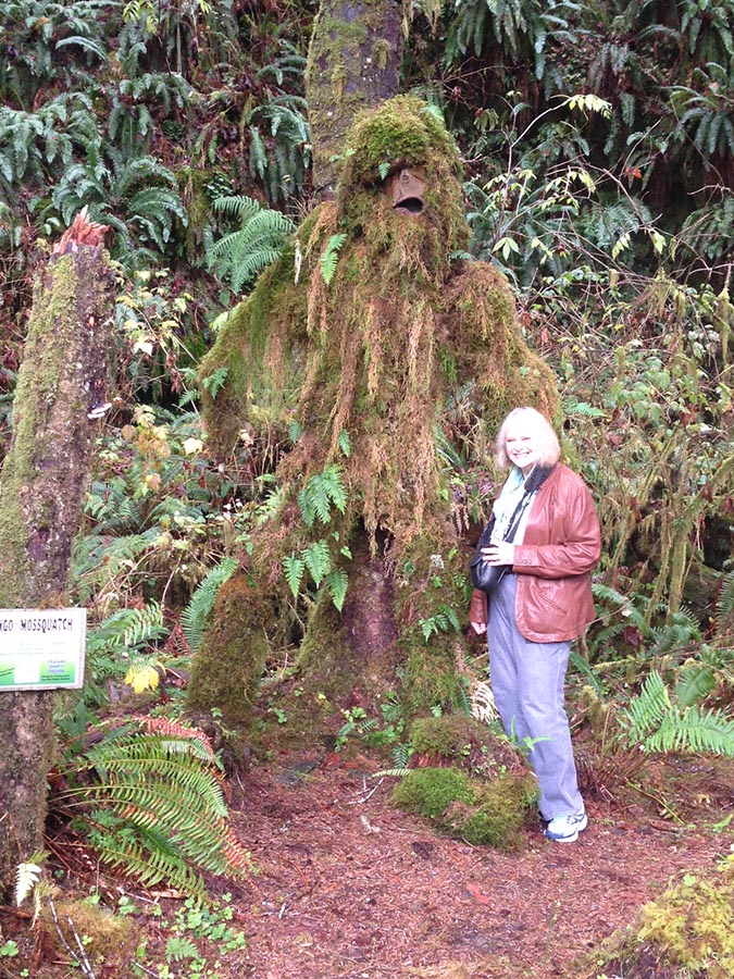 Moss-Squatch in Quinault Rainforest